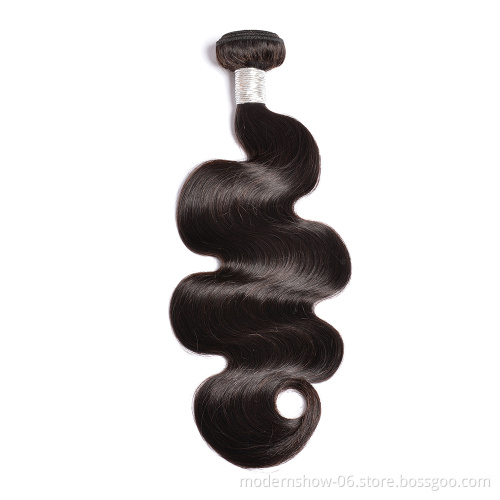 Body Wave Sew In Remy Hair Mink Brazilian Human Hair 3 to 4 Bundles With Closure